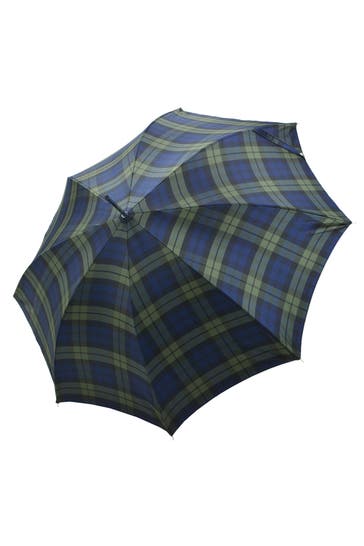 DOPPLER MANUFAKTUR Regenschirm check blue-green