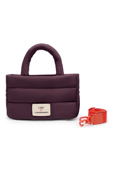 LES VISIONNAIRES Handtasche dark wine