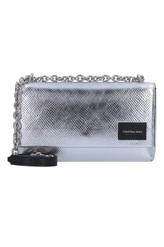 CALVIN KLEIN Handtasche metallic snake