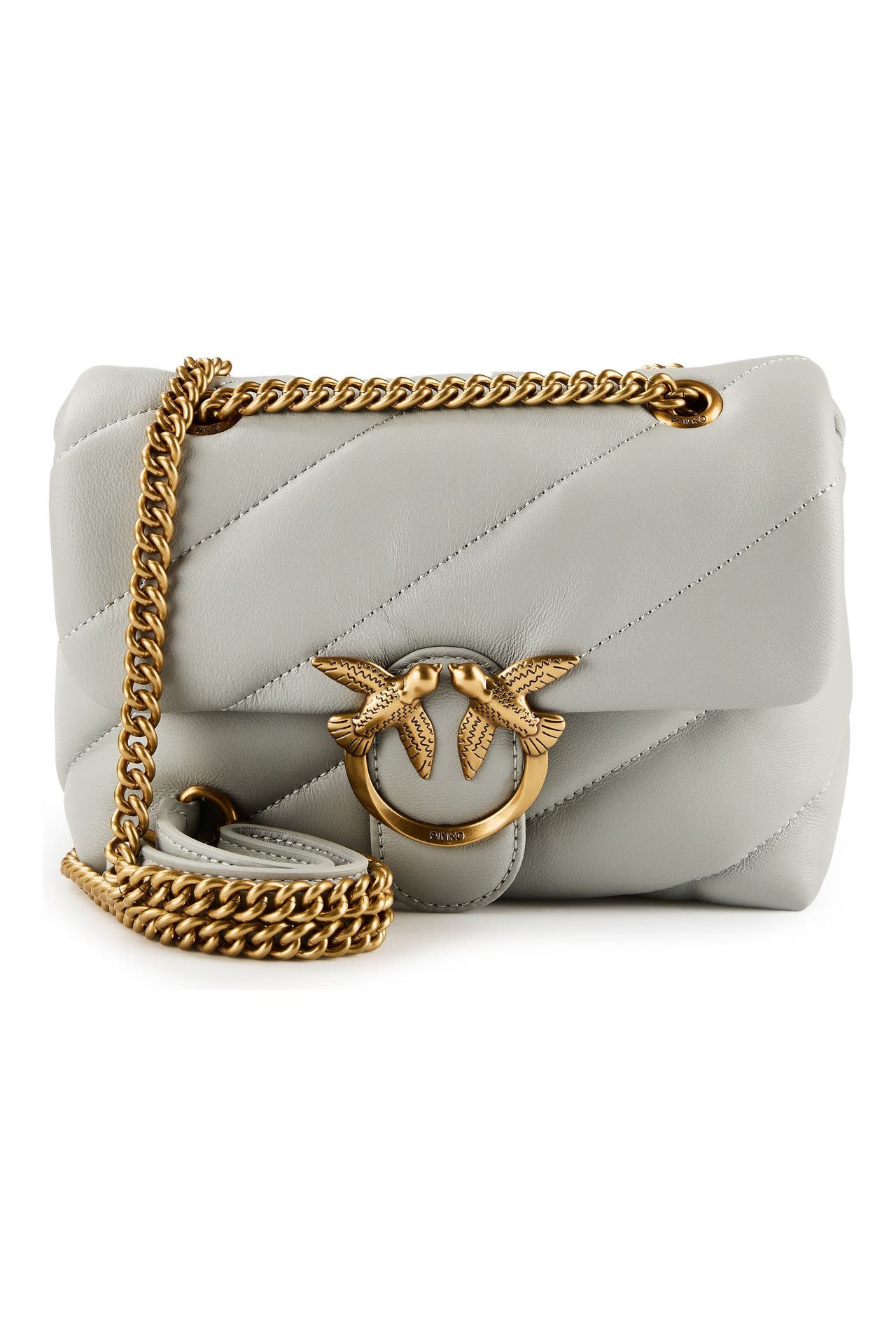 PINKO Umhängetasche grigio gold, Bild 1