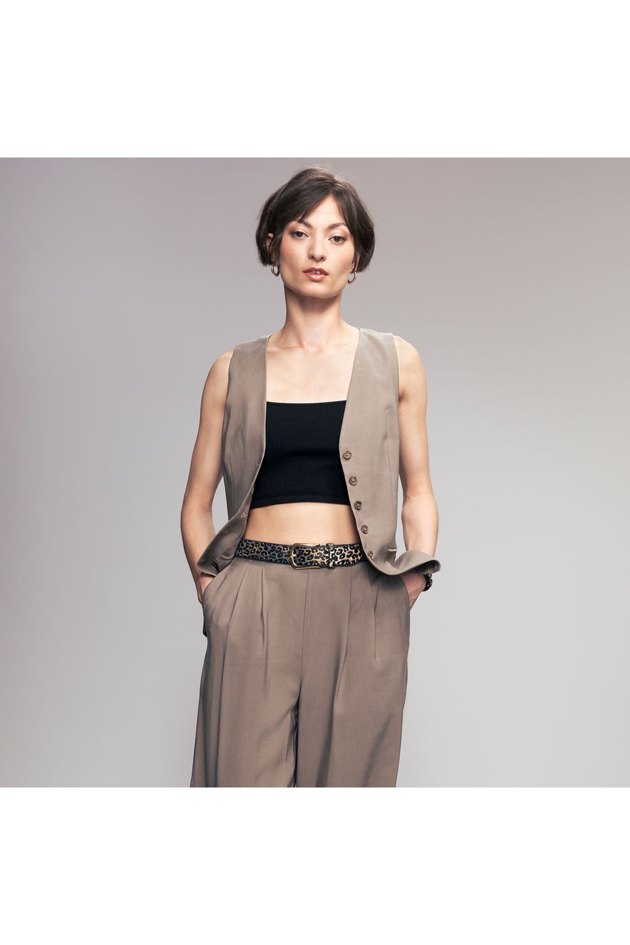 B.BELT Gürtel black-gold, Bild 1