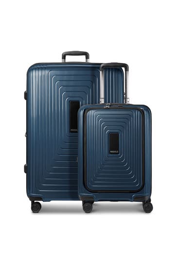 REDOLZ Koffer dark blue metallic