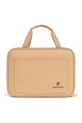 PACTASTIC Kulturbeutel beige