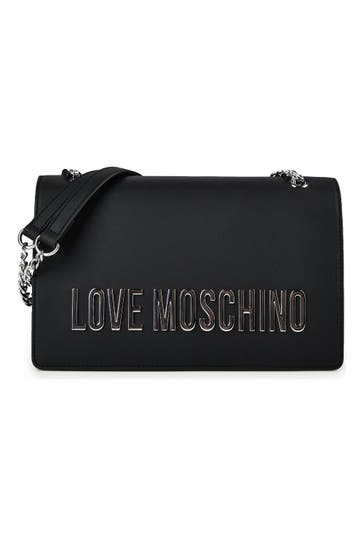 LOVE MOSCHINO Handtasche nero-silber