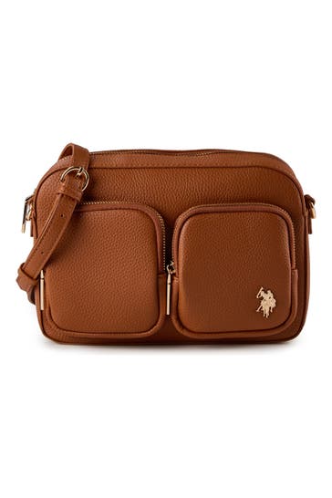 U.S. POLO ASSN. Umhängetasche camel
