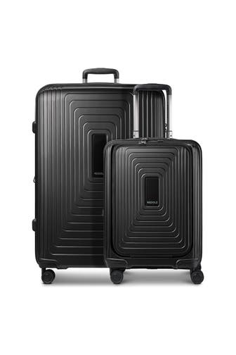 REDOLZ Koffer blackmetallic