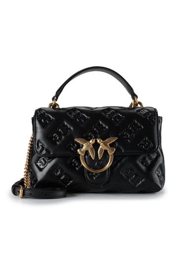 PINKO Handtasche nero-antique gold