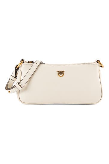 PINKO Umhängetasche bianco gold
