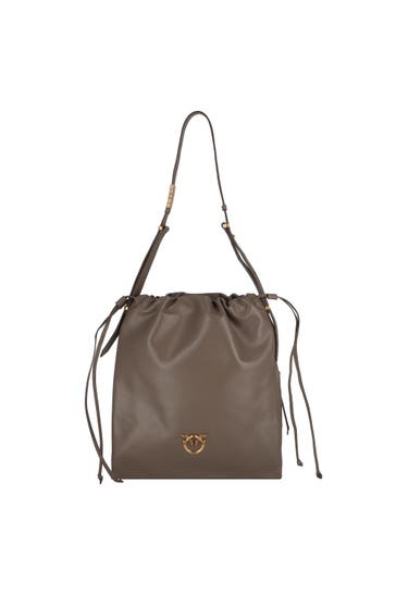 PINKO Handtasche grigio asfalto 1 - antique gold