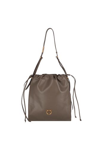PINKO Handtasche grigio asfalto 1 - antique gold