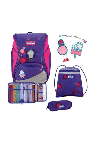 SCOUT Alpha Schulranzen-Set 4-teilig