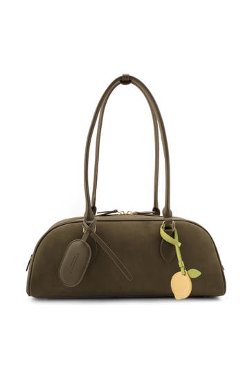 SEIDENFELT Handtasche olive