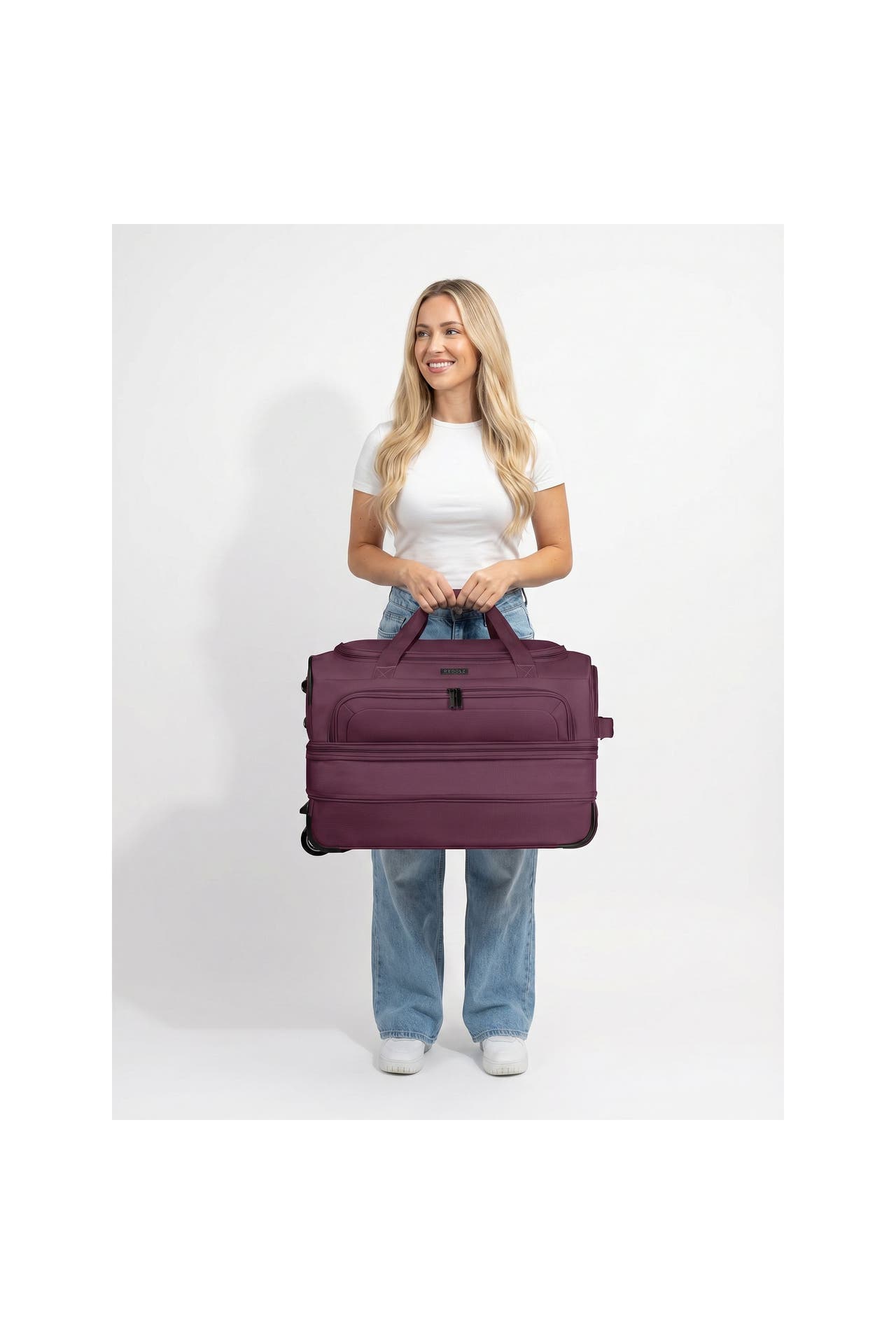 REDOLZ Weekender burgundy, Bild 1