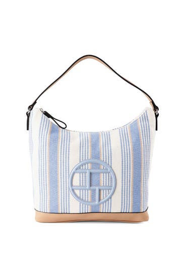 TOM TAILOR - Handtasche stripes blue
