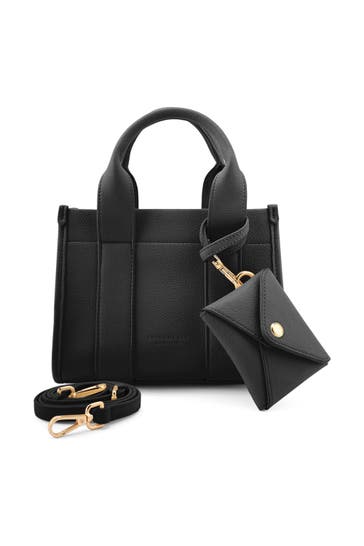 SEIDENFELT Umhängetasche black