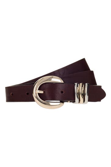 B.BELT Gürtel dark brown