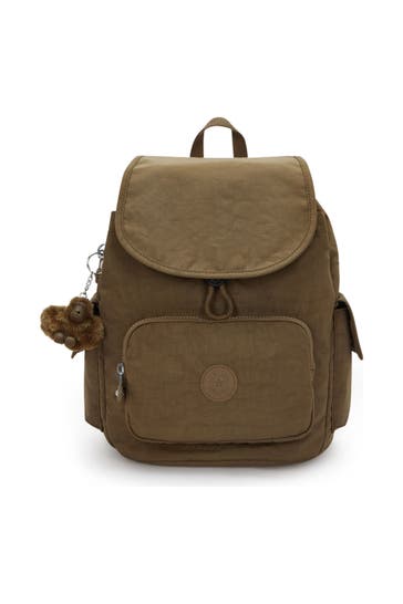 KIPLING Rucksack smooth khaki