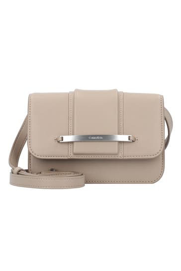 CALVIN KLEIN Umhängetasche silver mink