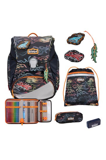 SCOUT Alpha Safety Light Schulranzen-Set 5-teilig