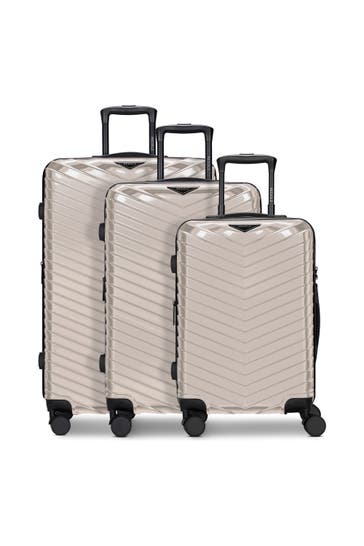 REDOLZ Koffer metallic-greige shiny