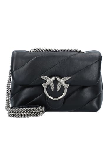 PINKO Umhängetasche nero-old silver