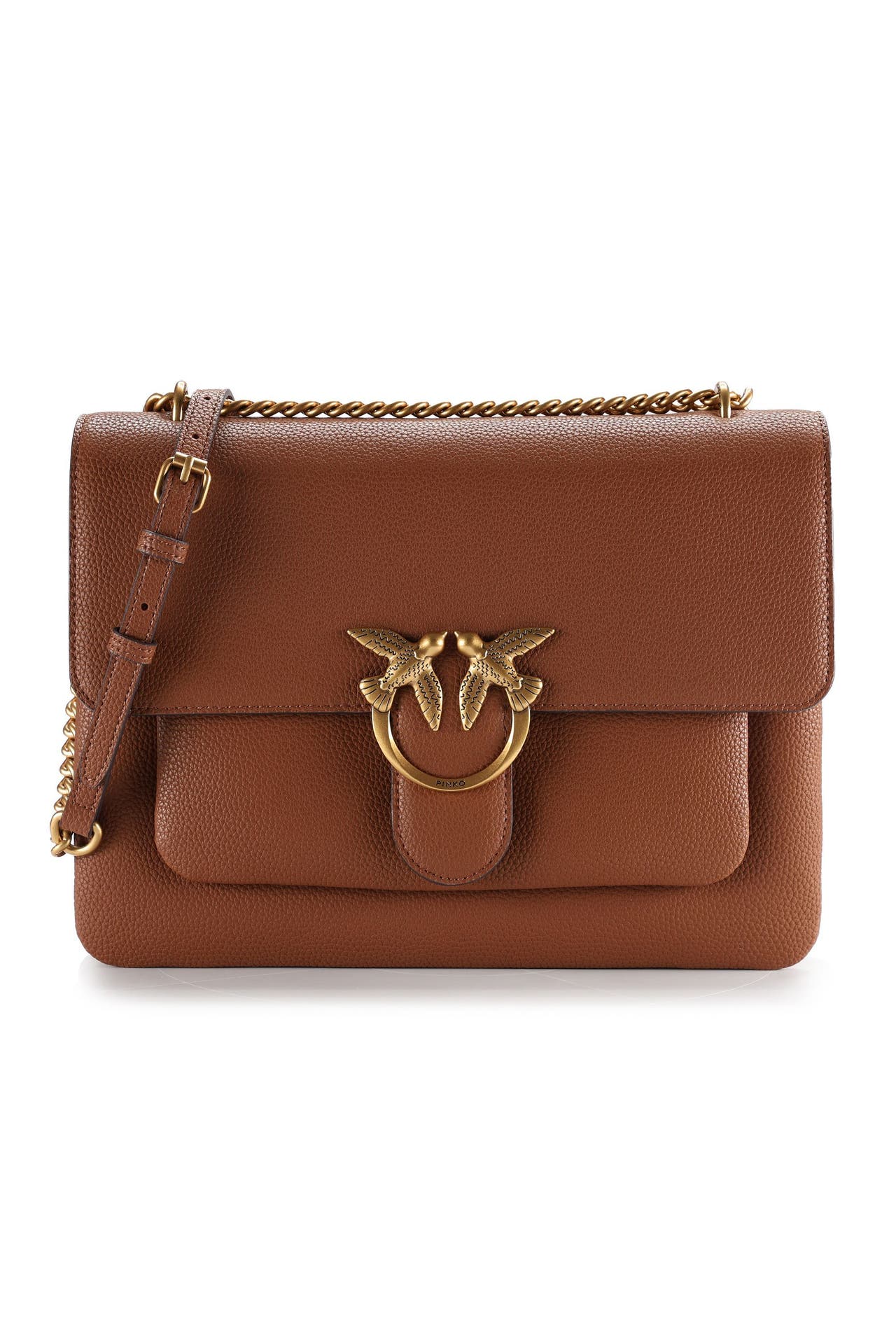 PINKO Umhängetasche marrone - leone-antique gold, Bild 1