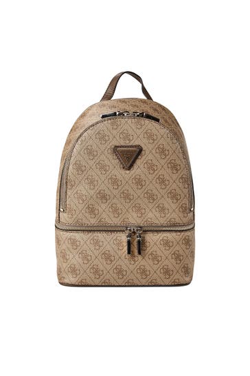 GUESS Rucksack latte logo