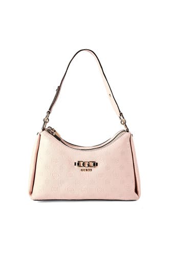 GUESS Handtasche light rose logo