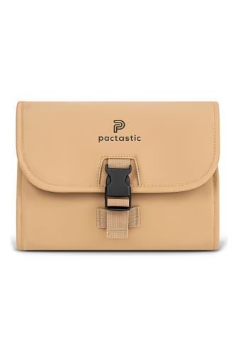 PACTASTIC Kulturbeutel beige