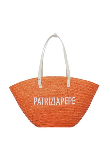 PATRIZIA PEPE Shopper orange sunset