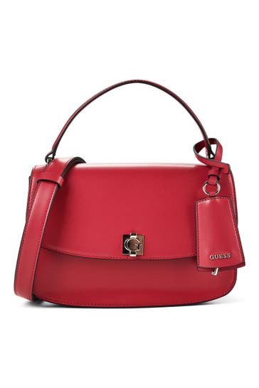 GUESS Umhängetasche dark cherry