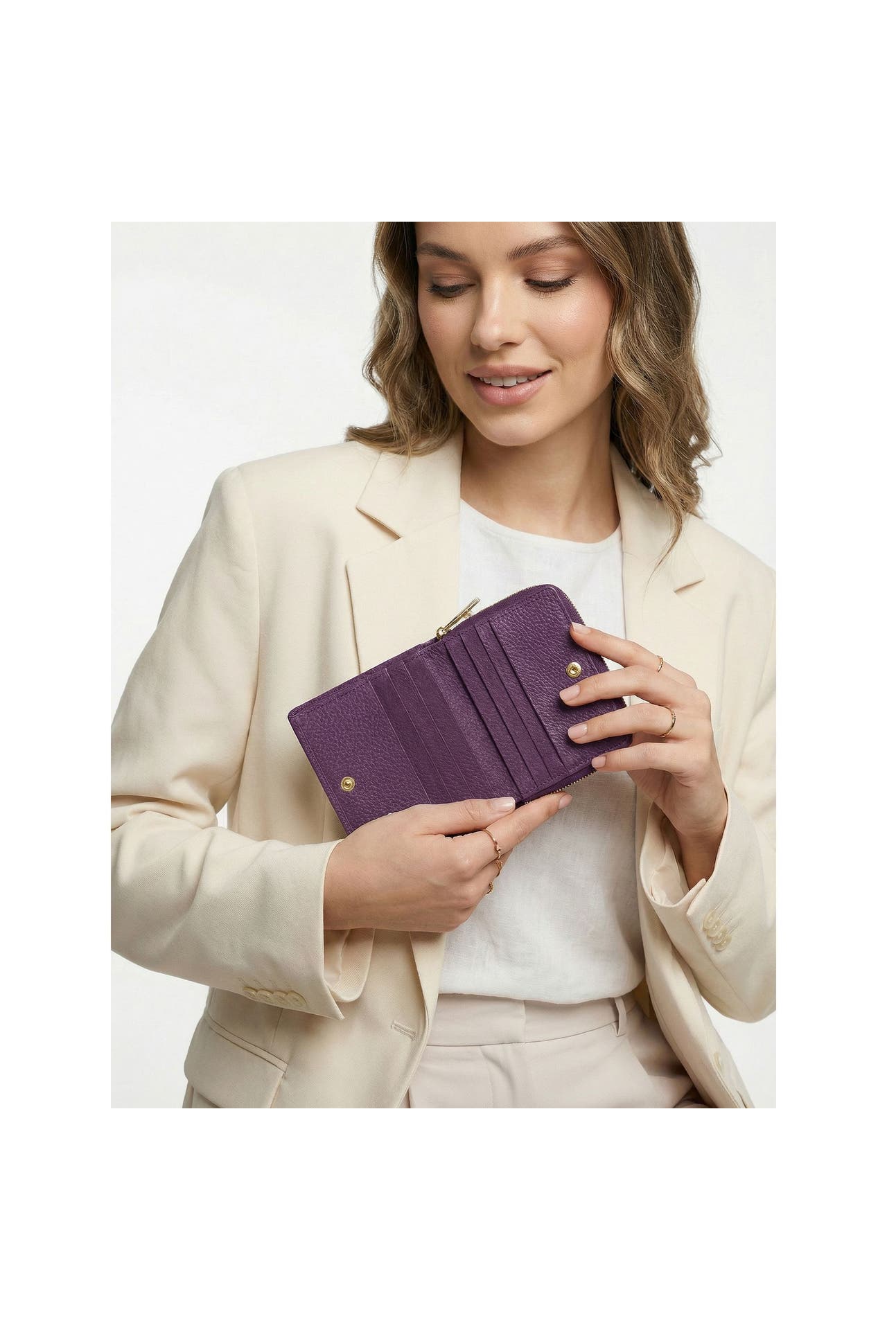LAZAROTTI Geldbörse purple, Bild 1