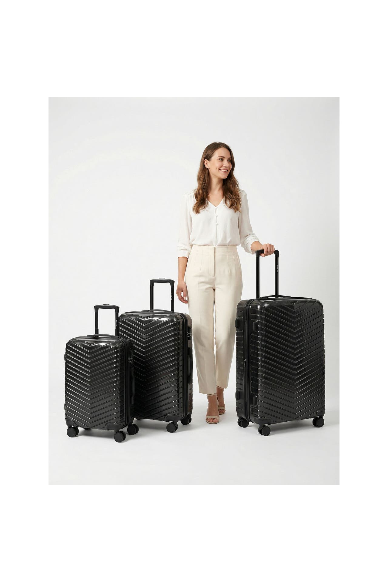 REDOLZ Koffer metallic-black shiny, Bild 1