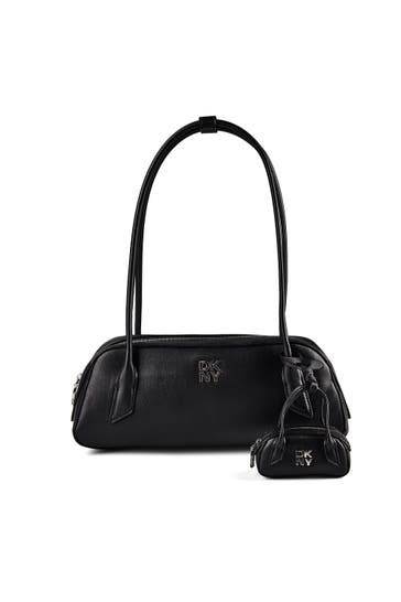 DKNY Handtasche black-silver