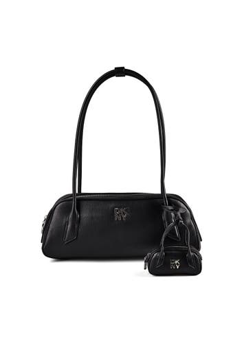 DKNY Handtasche black-silver