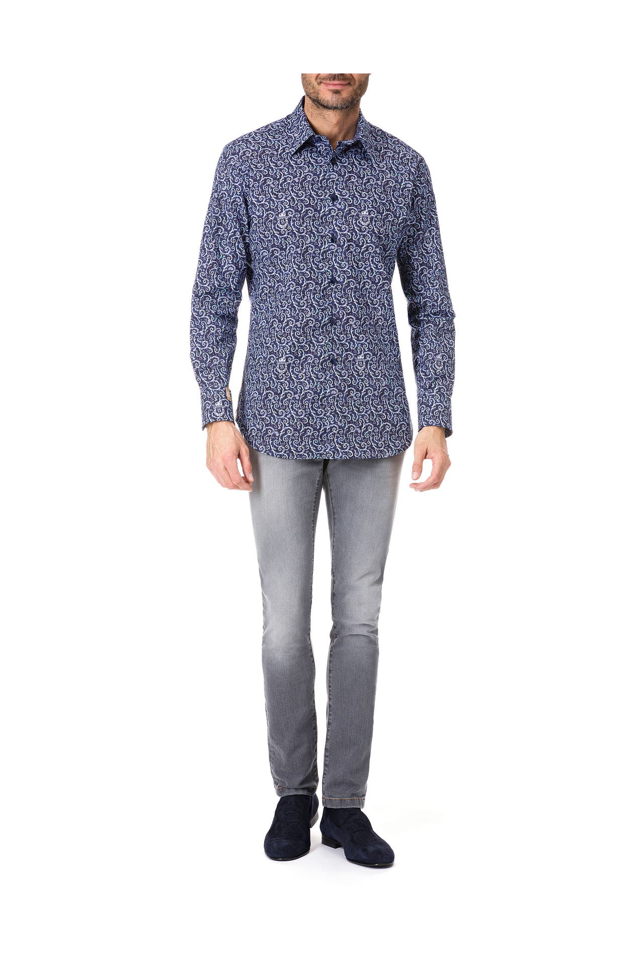 BILLIONAIRE Business-Hemd 14 | darkblue Slim Fit, Bild 1