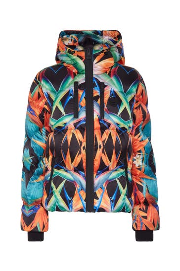PLEIN SPORT Blouson FLOWERS 0221 | black/multicolored