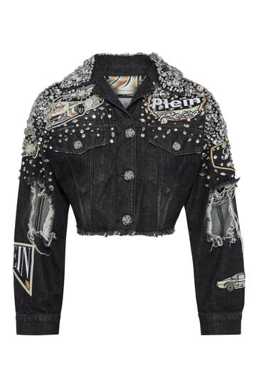 PHILIPP PLEIN Jeansjacke RACING 02RX | RiotBlack