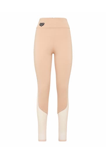 PHILIPP PLEIN Leggings ICONIC PLEIN 06 | beige Skinny