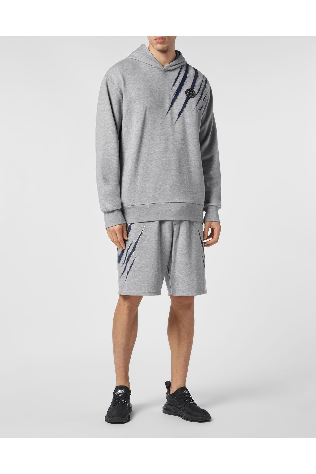 PLEIN SPORT Hoodie SCRATCH 1014 | grey/darkblue, Bild 1