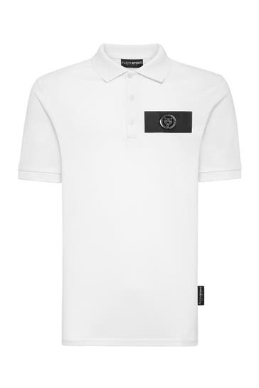 PLEIN SPORT Polo-Shirt SCRATCH 01 | white