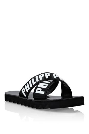 PHILIPP PLEIN Sandale 0201 | black/white