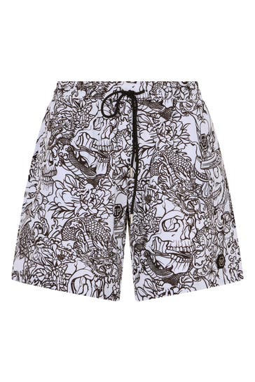 PHILIPP PLEIN Short SKULL 01 | white