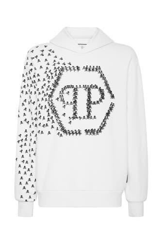 PHILIPP PLEIN Hoodie SKULL 01 | white