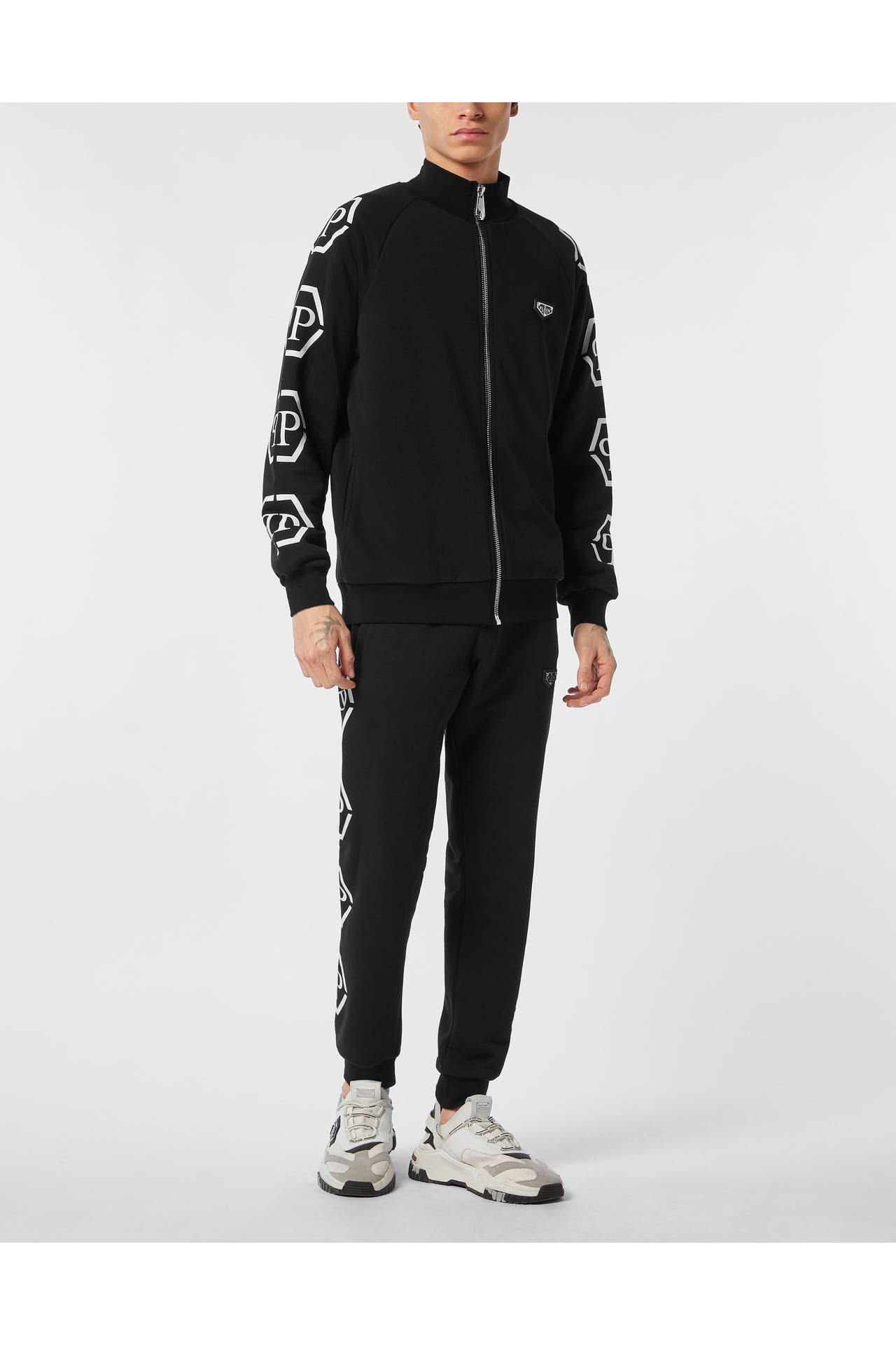 PHILIPP PLEIN Sweatjacke HEXAGON 02 | black, Bild 1