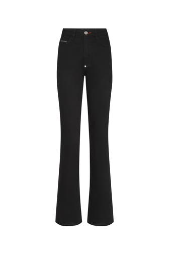 PHILIPP PLEIN Jeans ICONIC PLEIN 02KT | CapitalBlack Flared