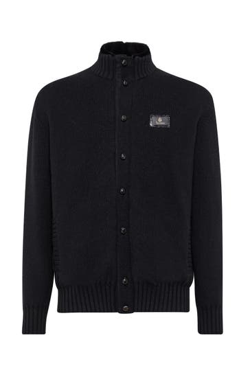 BILLIONAIRE Strickjacke 02 | black