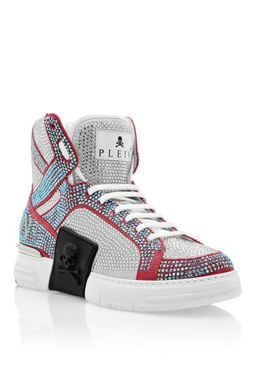 PHILIPP PLEIN Sneaker MONEY KICKS 0113 | white/red