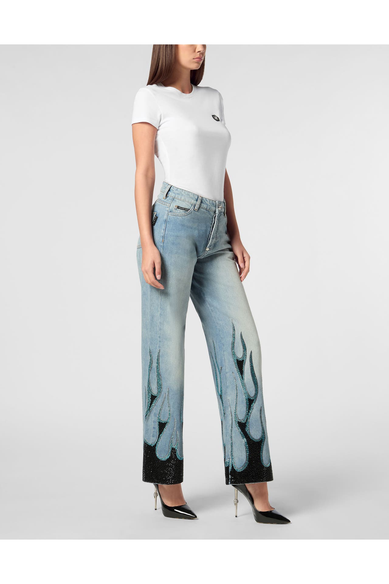 PHILIPP PLEIN Jeans FLAME 13MI | Salt'N'Pepa Straight, Bild 1