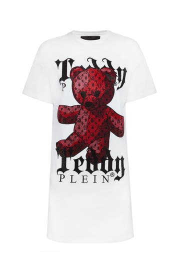 PHILIPP PLEIN Casual-Kleid MONOGRAM 01 | white